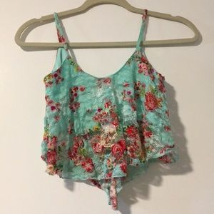 Lace crop top